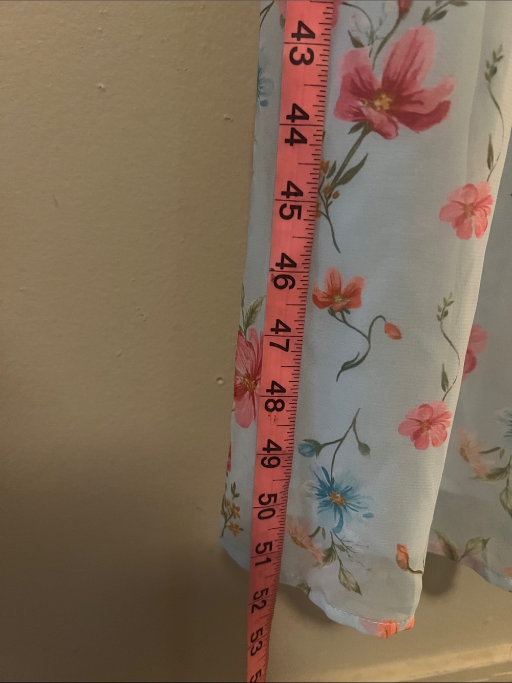 Petal & Pup Light Blue Floral Maxi Dress with Pink Blooms Size 8 NWT - Picture 13 of 15
